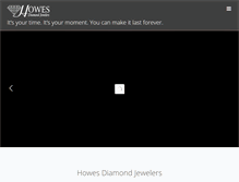 Tablet Screenshot of howesdiamondjewelers.com